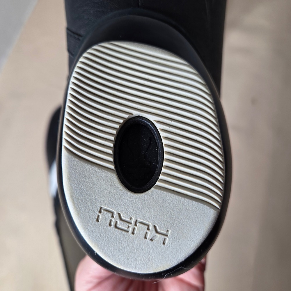 Kuru Bella Black Leather Mary Jane Flats Elastic Straps Orthotic Support 9.5 - Picture 8 of 11
